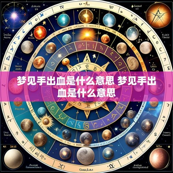 梦见手出血是什么意思 梦见手出血是什么意思