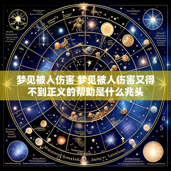梦见被人伤害 梦见被人伤害又得不到正义的帮助是什么兆头