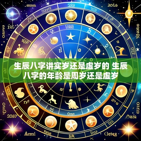 生辰八字讲实岁还是虚岁的 生辰八字的年龄是周岁还是虚岁