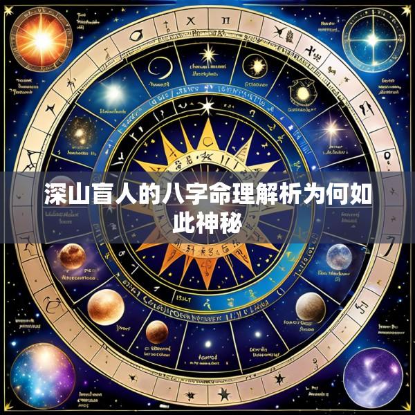 深山盲人的八字命理解析为何如此神秘