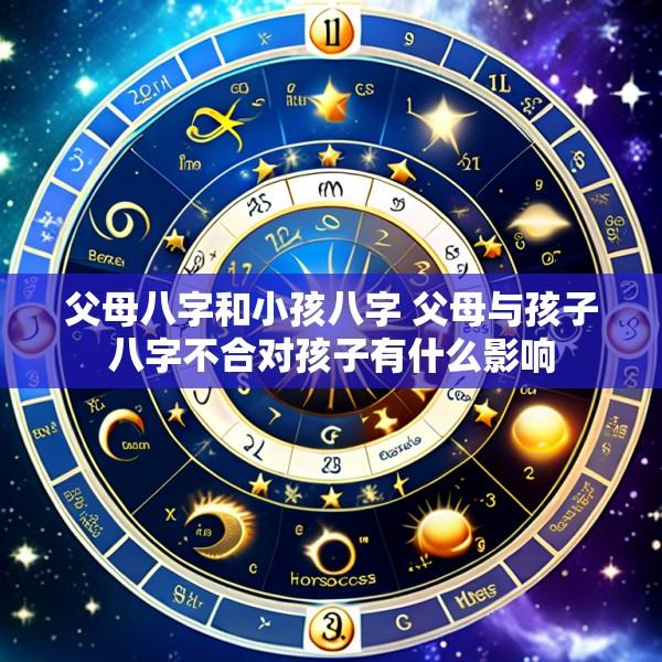 父母八字和小孩八字 父母与孩子八字不合对孩子有什么影响
