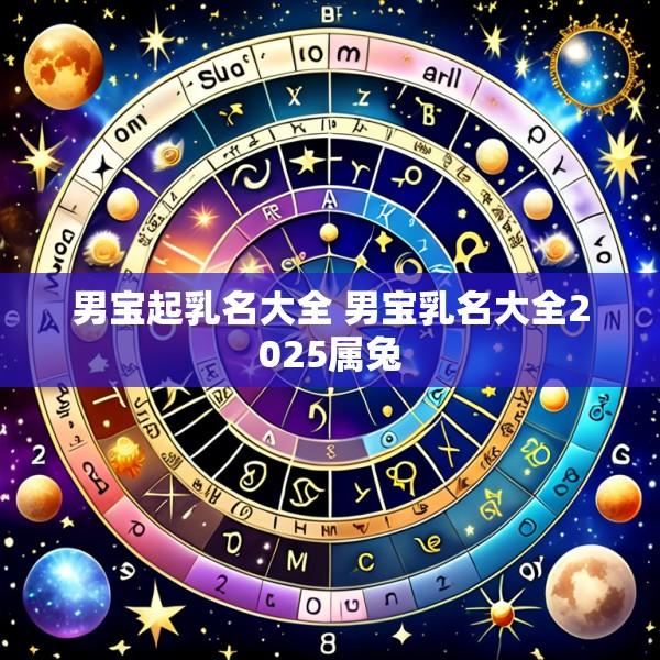 男宝起乳名大全 男宝乳名大全2025属兔