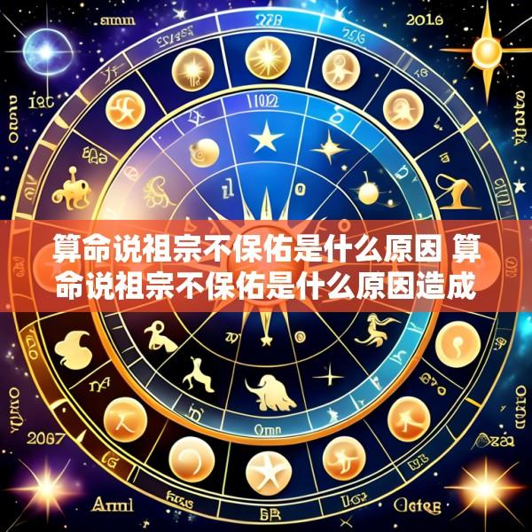 算命说祖宗不保佑是什么原因 算命说祖宗不保佑是什么原因造成的