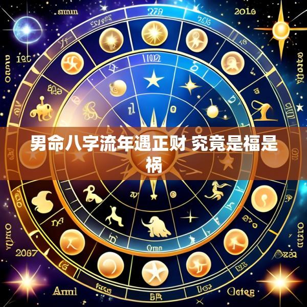 男命八字流年遇正财 究竟是福是祸
