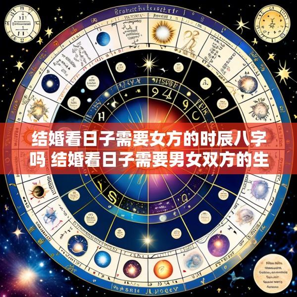 结婚看日子需要女方的时辰八字吗 结婚看日子需要男女双方的生辰八字吗