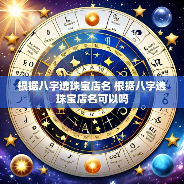 根据八字选珠宝店名 根据八字选珠宝店名可以吗