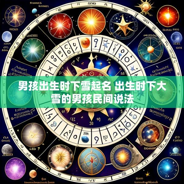 男孩出生时下雪起名 出生时下大雪的男孩民间说法