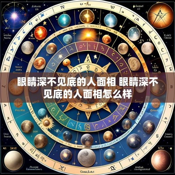 眼睛深不见底的人面相 眼睛深不见底的人面相怎么样