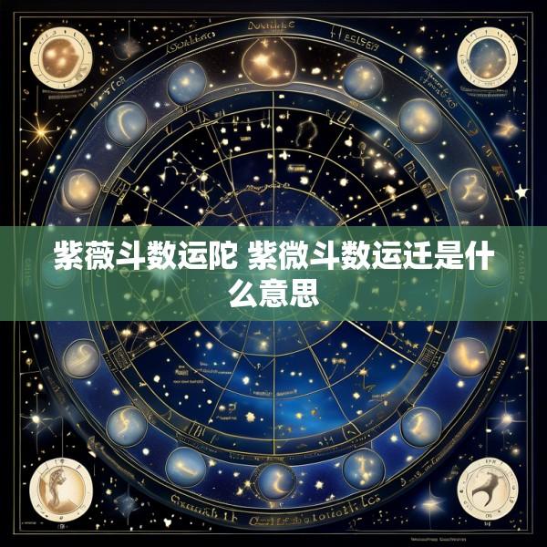 紫薇斗数运陀 紫微斗数运迁是什么意思
