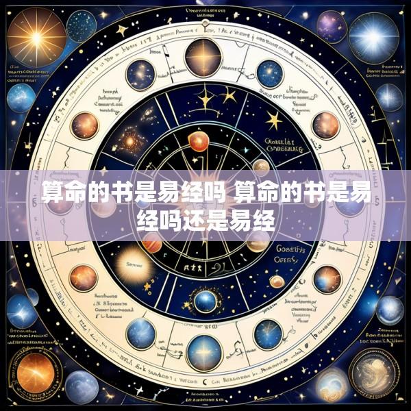 算命的书是易经吗 算命的书是易经吗还是易经
