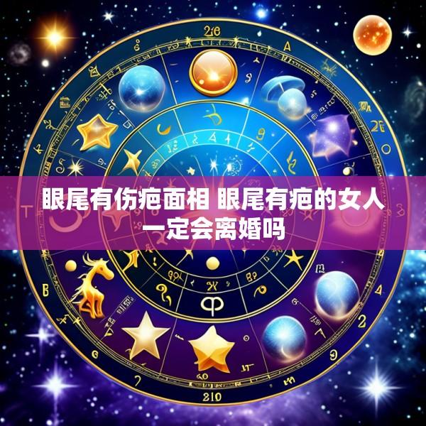 眼尾有伤疤面相 眼尾有疤的女人一定会离婚吗