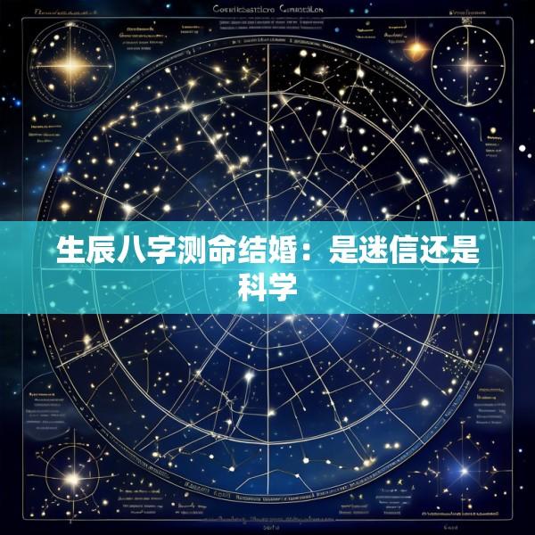 生辰八字测命结婚：是迷信还是科学
