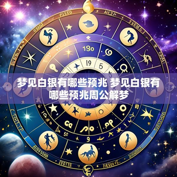 梦见白银有哪些预兆 梦见白银有哪些预兆周公解梦