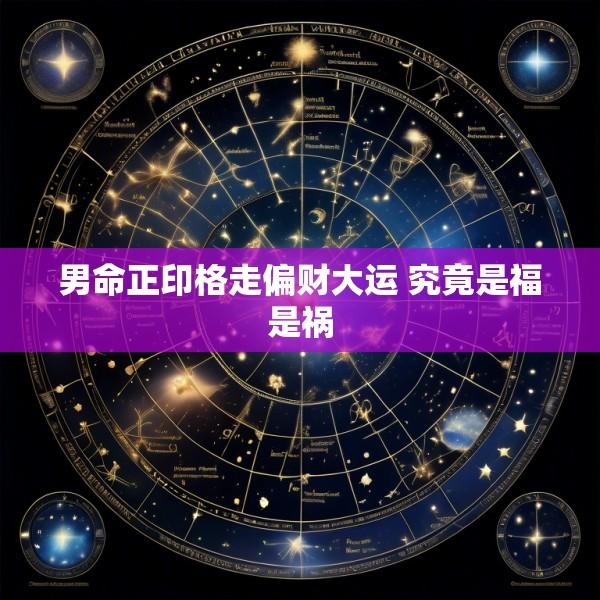 男命正印格走偏财大运 究竟是福是祸