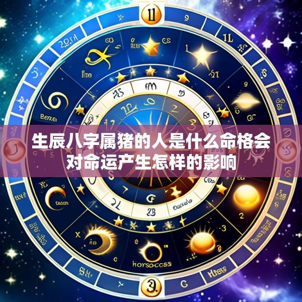 生辰八字属猪的人是什么命格会对命运产生怎样的影响