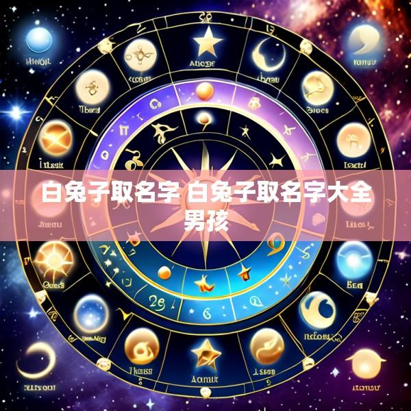 白兔子取名字 白兔子取名字大全男孩