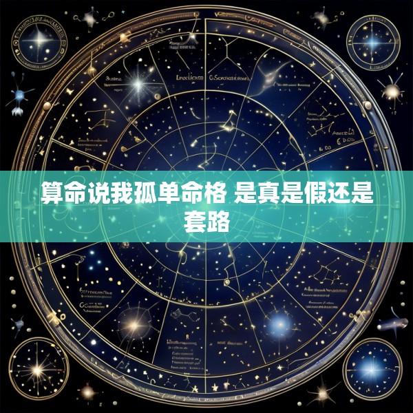 算命说我孤单命格 是真是假还是套路