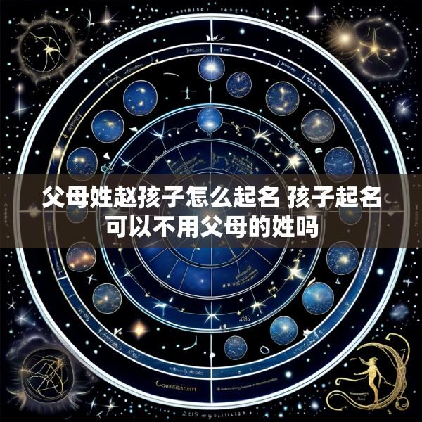 父母姓赵孩子怎么起名 孩子起名可以不用父母的姓吗