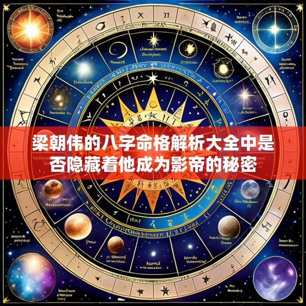 梁朝伟的八字命格解析大全中是否隐藏着他成为影帝的秘密