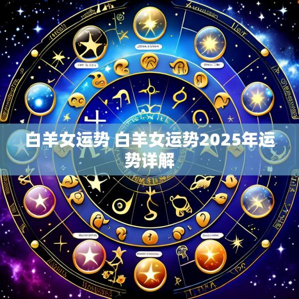 白羊女运势 白羊女运势2025年运势详解
