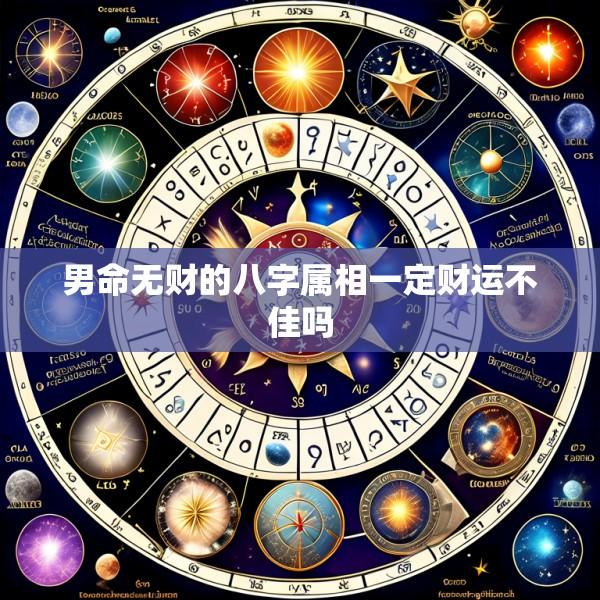 男命无财的八字属相一定财运不佳吗