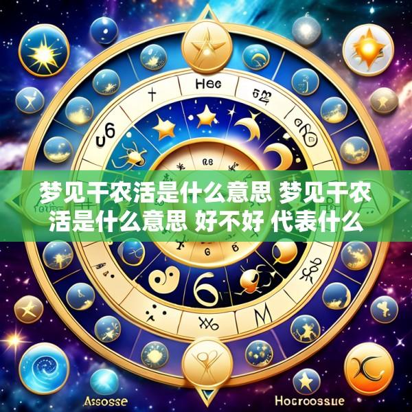 梦见干农活是什么意思 梦见干农活是什么意思 好不好 代表什么