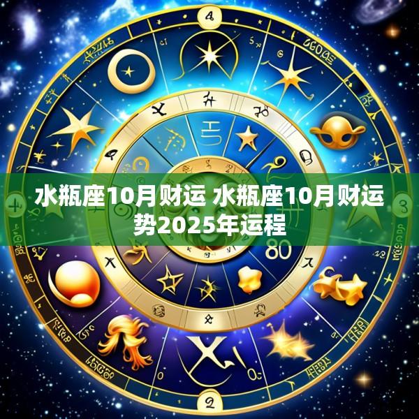水瓶座10月财运 水瓶座10月财运势2025年运程