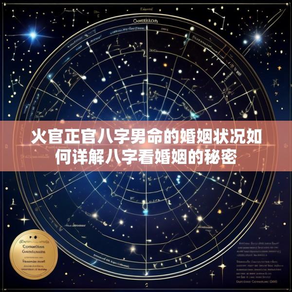 火官正官八字男命的婚姻状况如何详解八字看婚姻的秘密