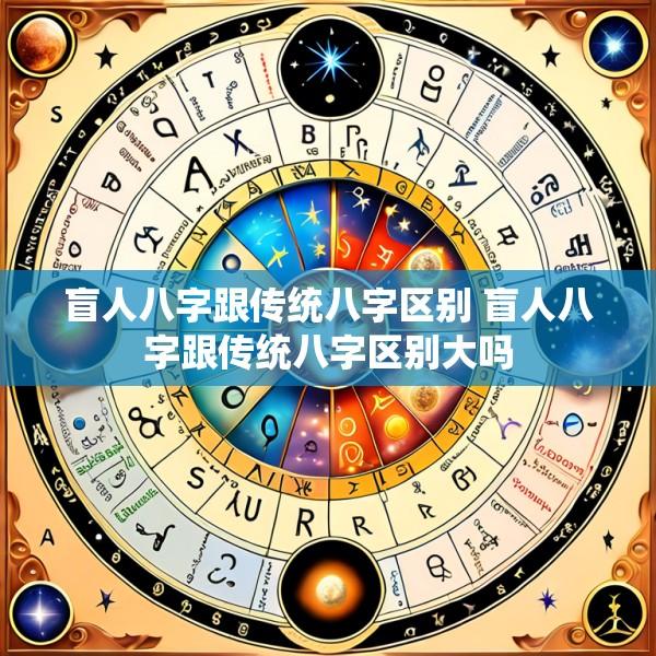 盲人八字跟传统八字区别 盲人八字跟传统八字区别大吗