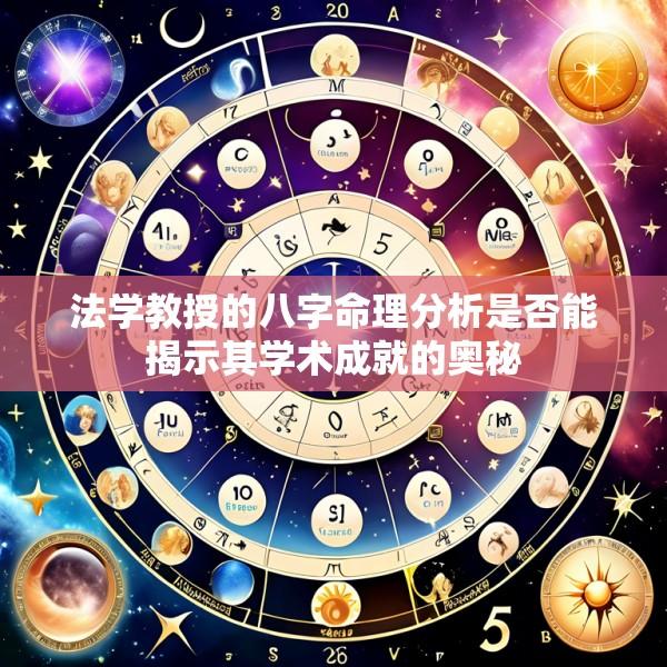 法学教授的八字命理分析是否能揭示其学术成就的奥秘