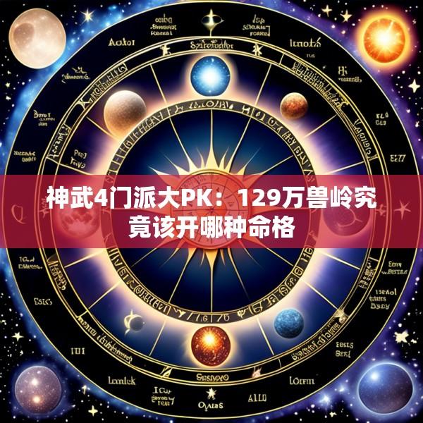 神武4门派大PK：129万兽岭究竟该开哪种命格