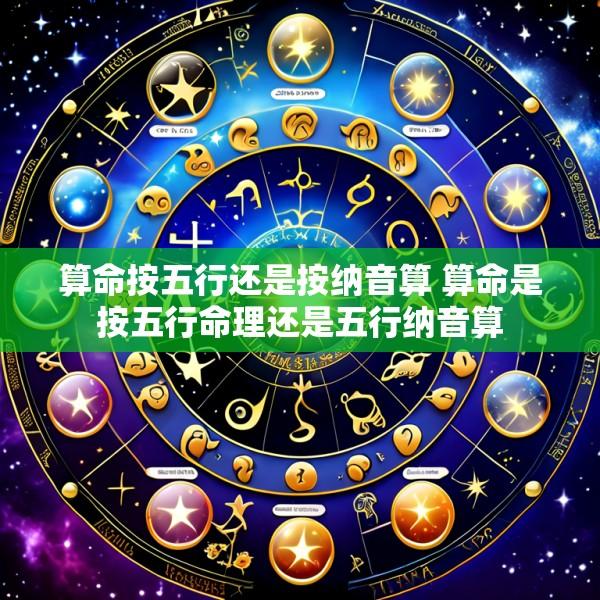 算命按五行还是按纳音算 算命是按五行命理还是五行纳音算