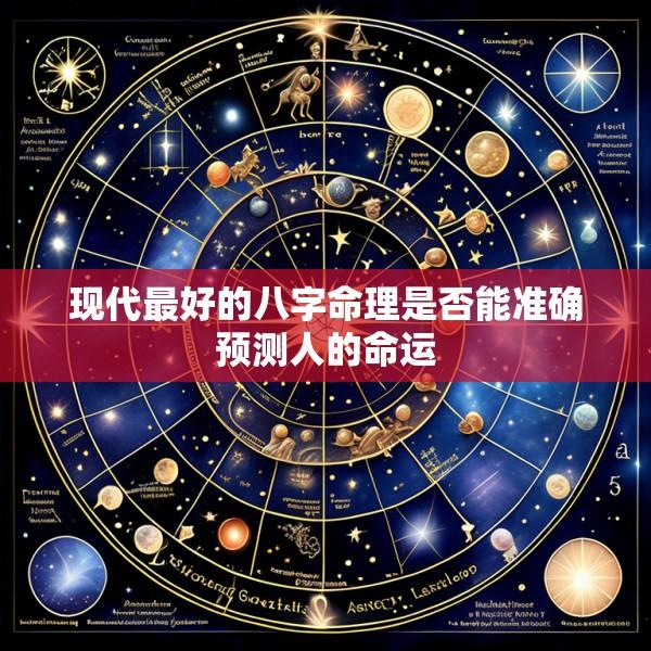 现代最好的八字命理是否能准确预测人的命运