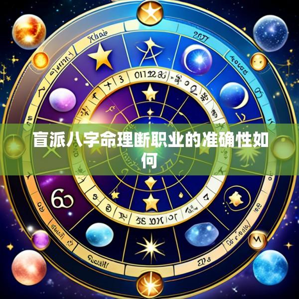 盲派八字命理断职业的准确性如何