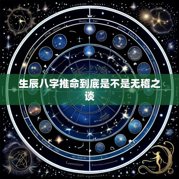 生辰八字推命到底是不是无稽之谈