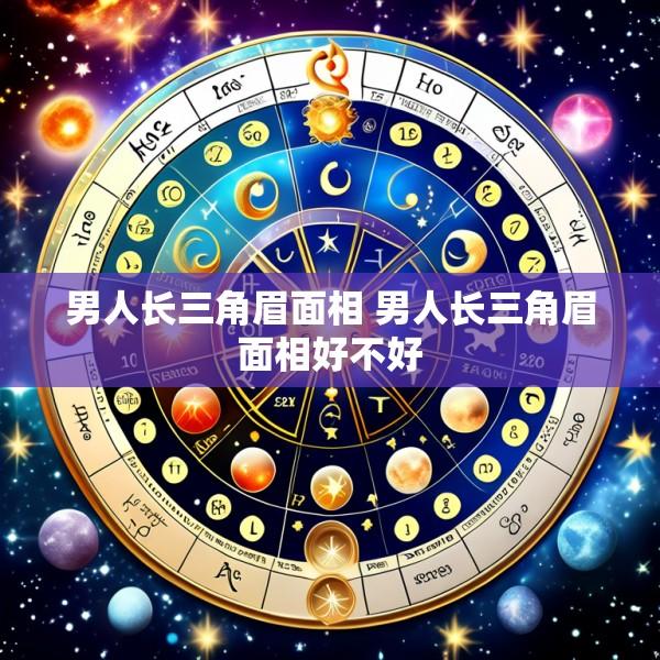 男人长三角眉面相 男人长三角眉面相好不好