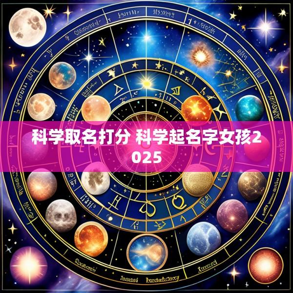 科学取名打分 科学起名字女孩2025