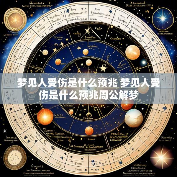 梦见人受伤是什么预兆 梦见人受伤是什么预兆周公解梦