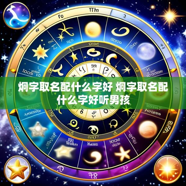 炯字取名配什么字好 炯字取名配什么字好听男孩