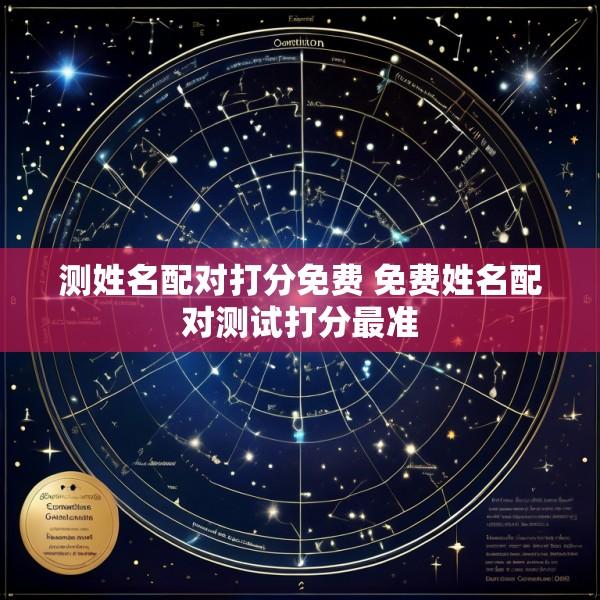 测姓名配对打分免费 免费姓名配对测试打分最准