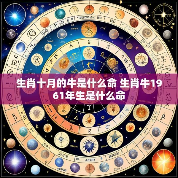 生肖十月的牛是什么命 生肖牛1961年生是什么命
