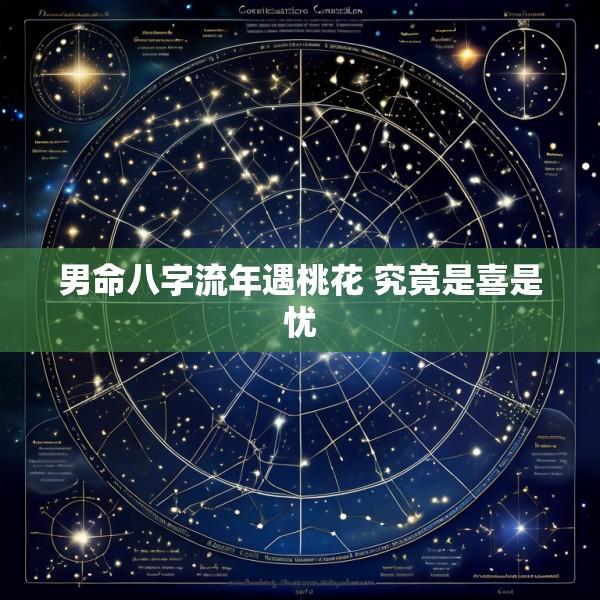 男命八字流年遇桃花 究竟是喜是忧