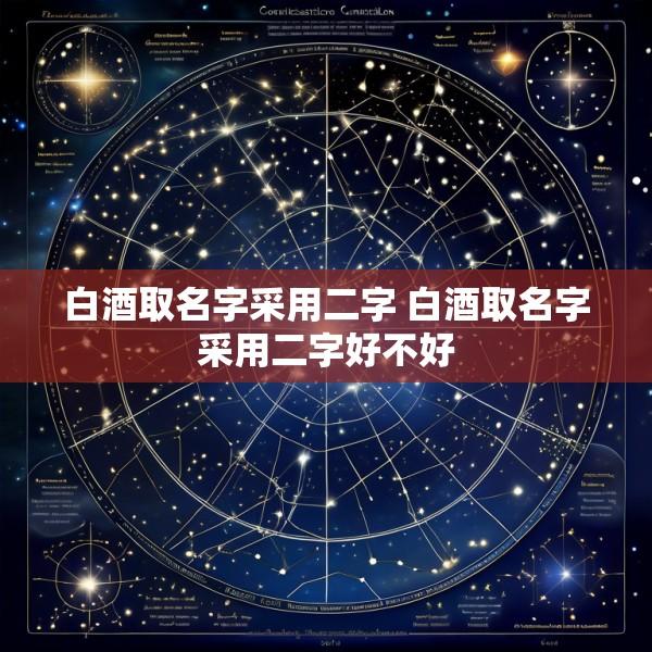 白酒取名字采用二字 白酒取名字采用二字好不好
