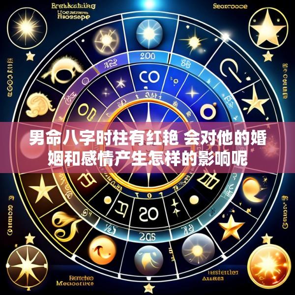 男命八字时柱有红艳 会对他的婚姻和感情产生怎样的影响呢