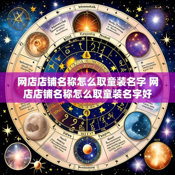 网店店铺名称怎么取童装名字 网店店铺名称怎么取童装名字好