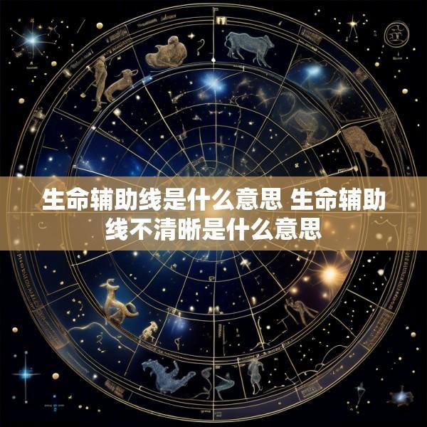 生命辅助线是什么意思 生命辅助线不清晰是什么意思