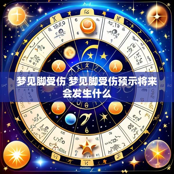 梦见脚受伤 梦见脚受伤预示将来会发生什么