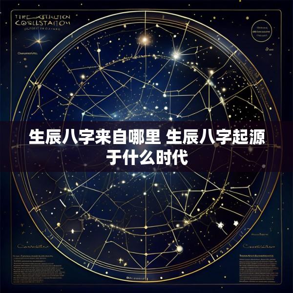 生辰八字来自哪里 生辰八字起源于什么时代