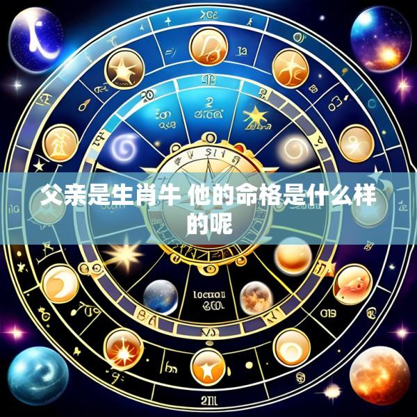 父亲是生肖牛 他的命格是什么样的呢