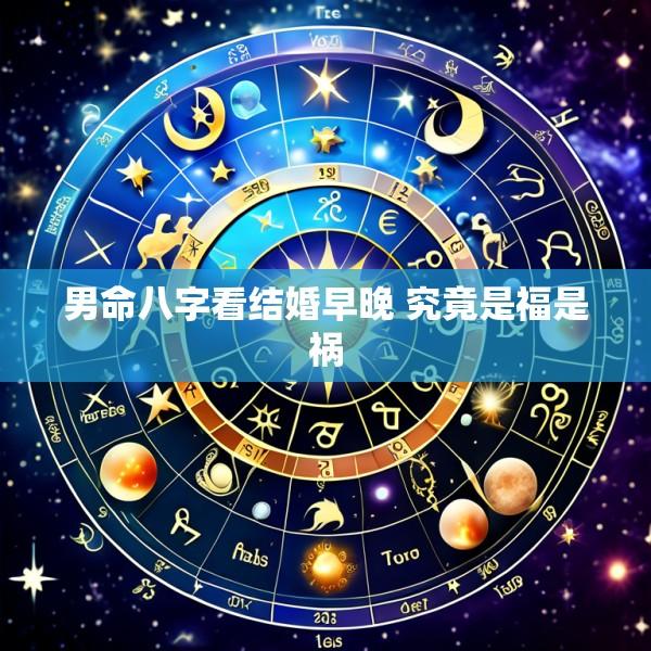 男命八字看结婚早晚 究竟是福是祸